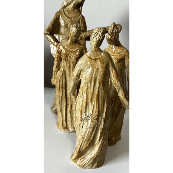 Women of the Way Burden Signed 2005 In Their Midst & Praise Him 4 Figurines - Picture 5 of 9